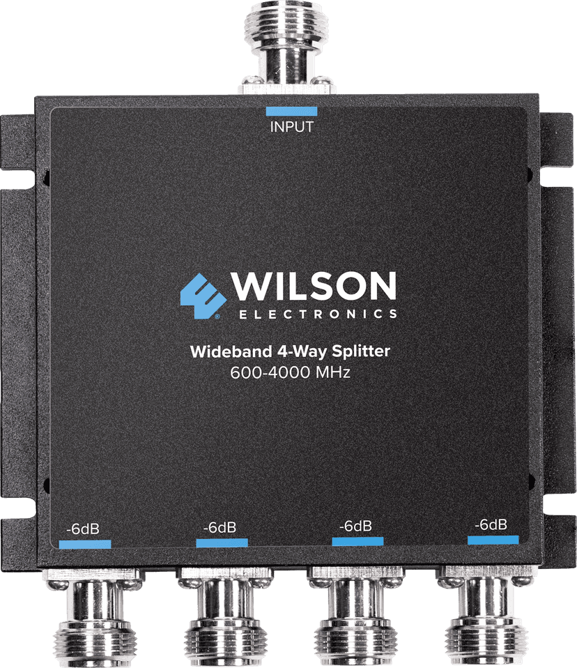 -6 dB 4-Way Splitter 600-4000 MHz (50 Ohm)